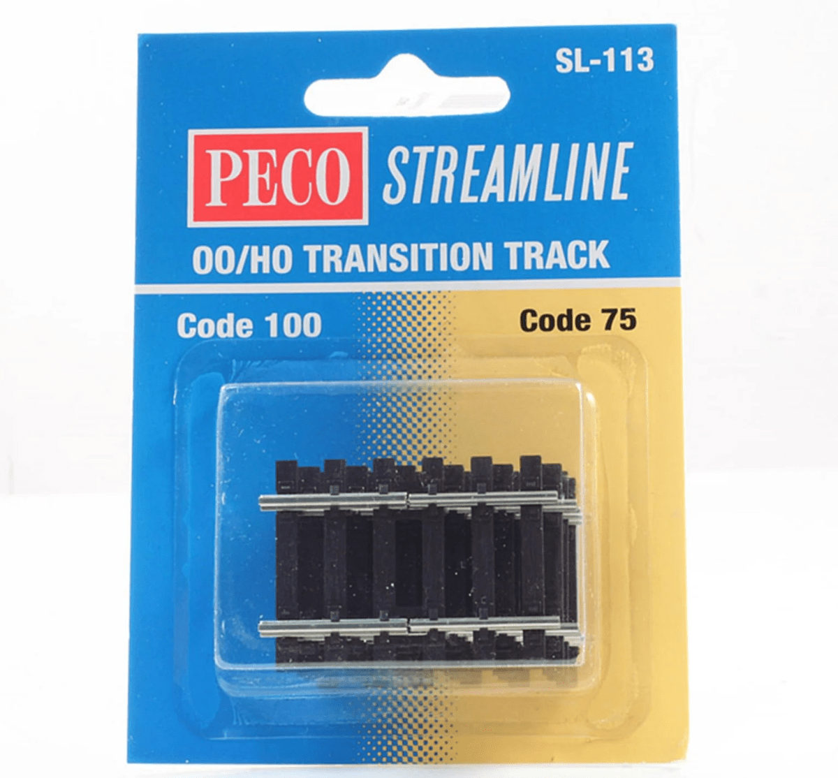 Peco SL - 113 HO/OO Scale Code 75 to Code 100 Transition Track - Oakville Model Trains Depot