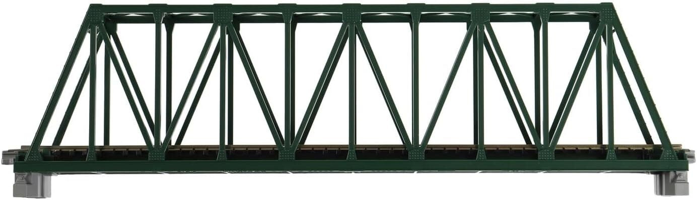Kato 20-431 N Scale Unitrack Single Track Truss Bridge 248mm (9 3/4") - Green
