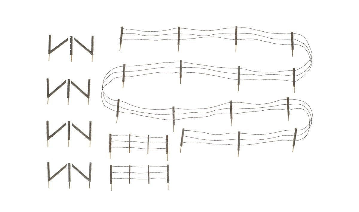 Woodland Scenics A2990 N Scale Barbed Wire Fence - Oakville Model Trains Depot