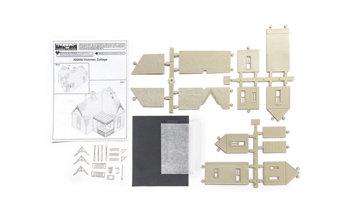 DPM 20500 HO Scale Victorian Cottage Building Kit (Single - Family Home) - Oakville Model Trains Depot