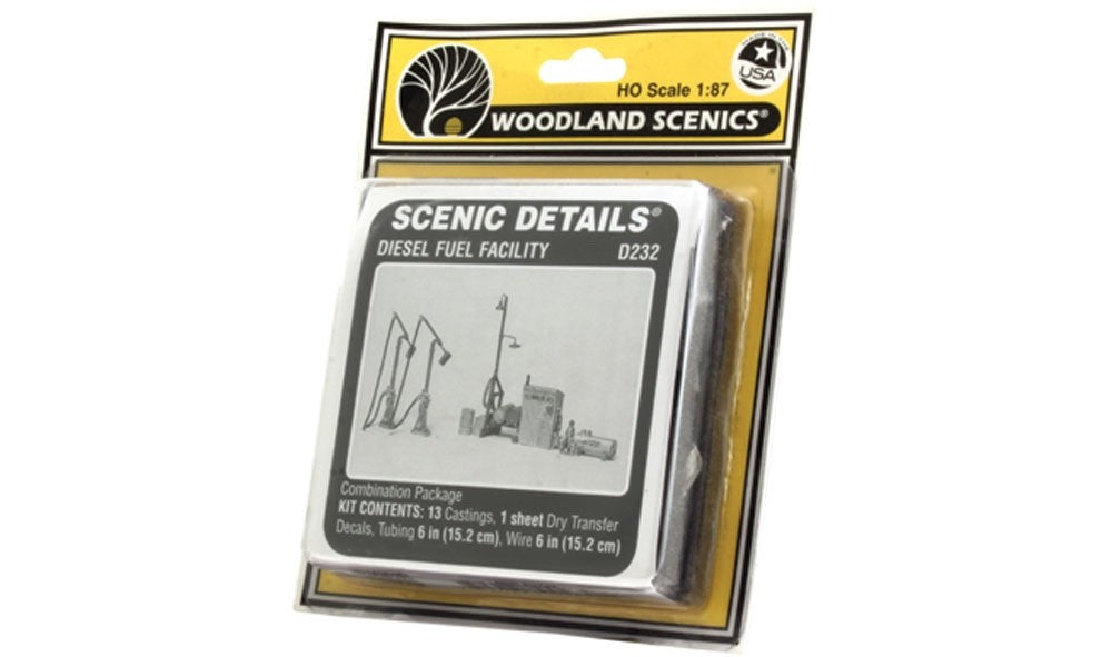 Woodland Scenics D232 HO Scale Diesel Fuel Facility Kit