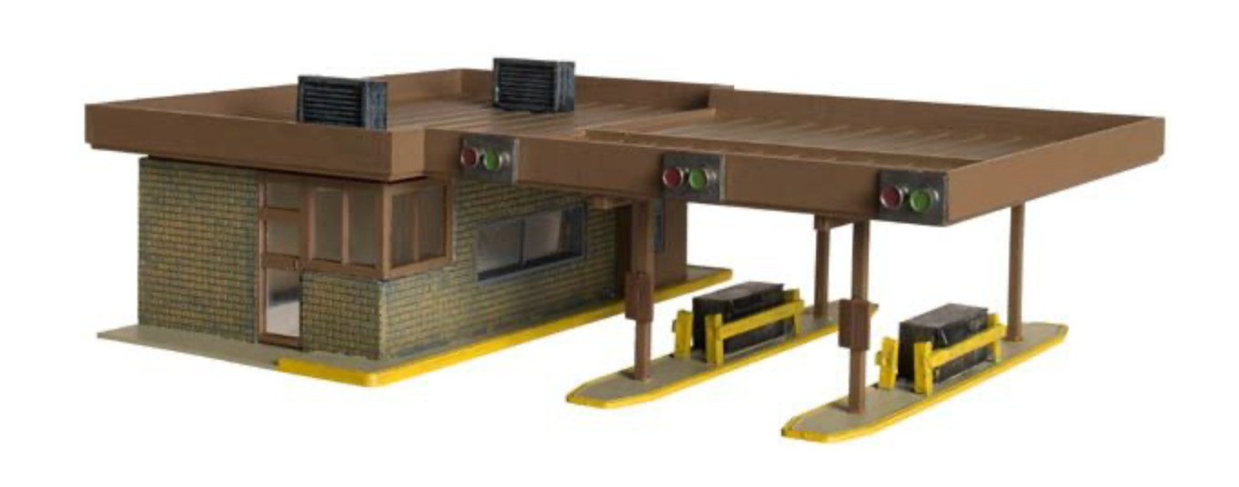 Atlas 763 HO Scale Drive-In Bank Unassembled Building Kit