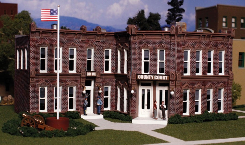 Woodland Scenics DPM 12500 HO Scale County Courthouse Building Kit