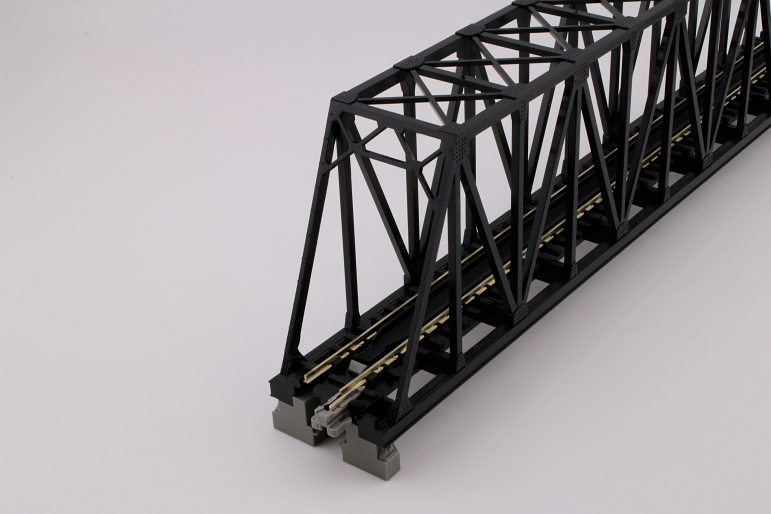 Kato 20-434 N Scale Unitrack Single Track Truss Bridge 248mm (9 3/4") - Black