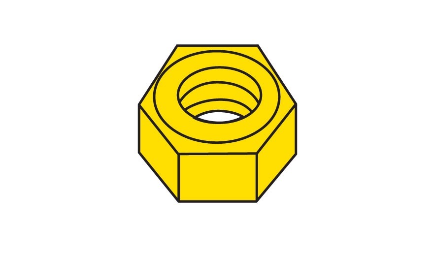 Woodland Scenics H881 Hex Nuts 00-90 - 5pcs