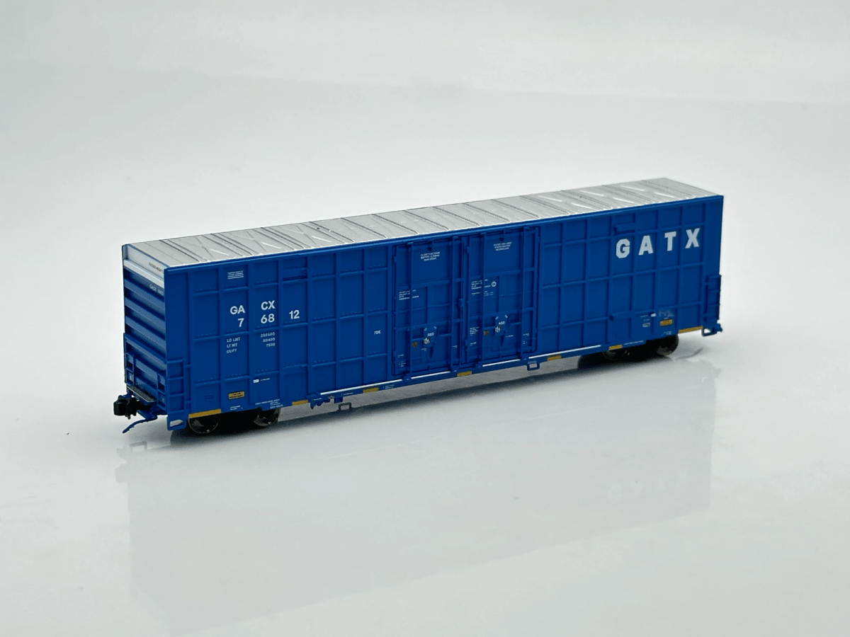 Aurora Miniatures 602082 N Scale Greenbrier 7550 cf 60' Plate F Boxcar — BKTY 76813 - Oakville Model Trains Depot
