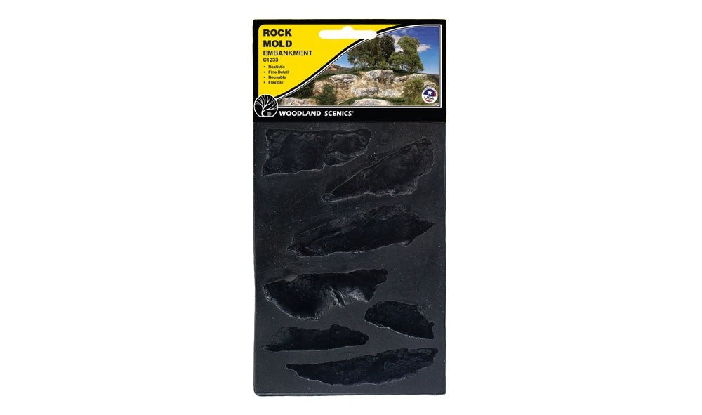 Woodland Scenics 1233 Embankments Rock Mold - New