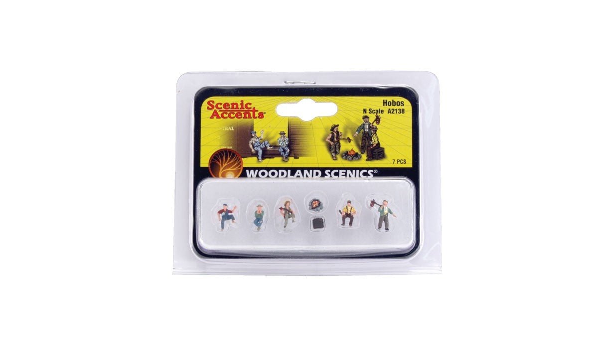 Woodland Scenics A2138 N Scale Hobos - Oakville Model Trains Depot