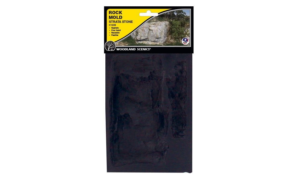 Woodland Scenics 1239 Strata Stone Mold - New