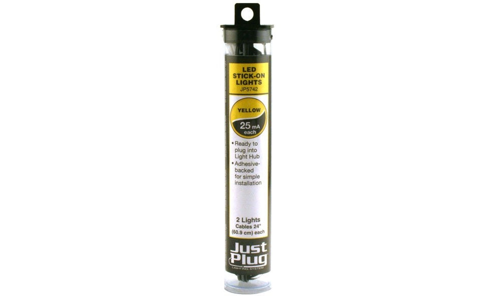 Woodland Scenics JP5742 Just Plug Yellow LED Stick-On Lights