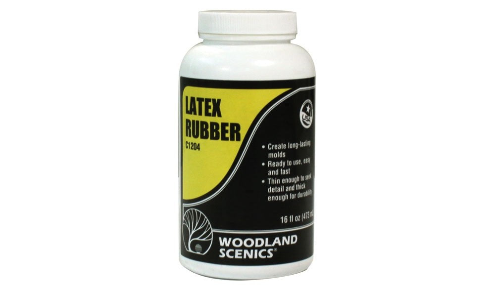 Woodland Scenics 1204 Latex Rubber 16 fl oz / 473 mL - New