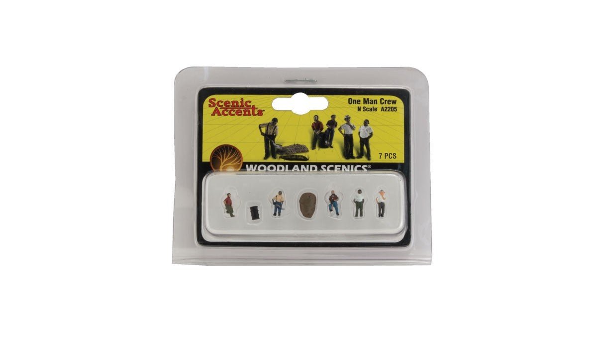 Woodland Scenics A2205 N Scale One Man Crew - Oakville Model Trains Depot