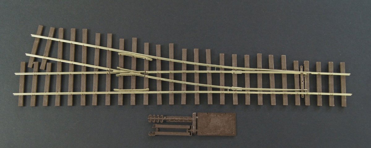 Micro Engineering 14 - 454 On30 Scale Code 70 5 Right - Hand Turnout (DCC - Friendly) - Oakville Model Trains Depot