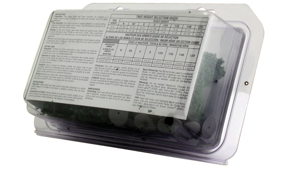Woodland Scenics TR1585 2" - 4" Evergreen Blend - 18pcs