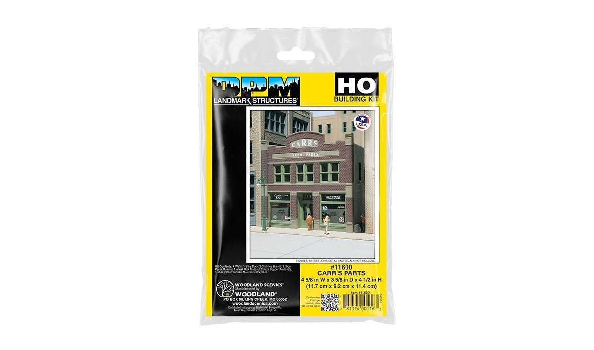Woodland Scenics DPM 11600 HO Scale Carr's Parts Building Kit
