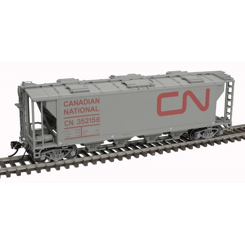 Atlas 20007157 HO Scale Slab Side Covered Hopper Canadian National CN #352100