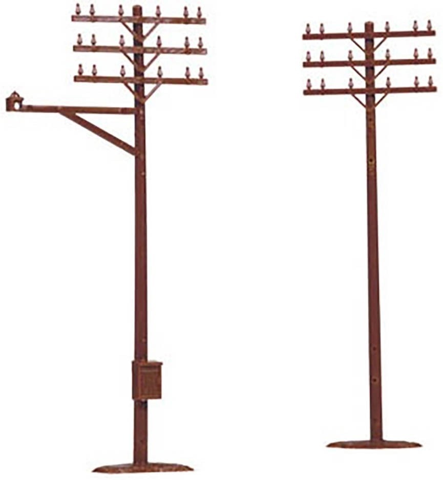 Atlas 775 HO Scale Telephone Poles - 12 Pack