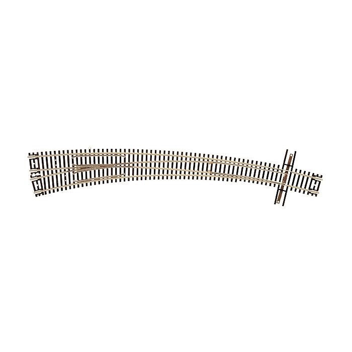 Atlas 2058 N Scale Code 55 Curved LH Left Hand 21.25" inside/15" outside Turnout