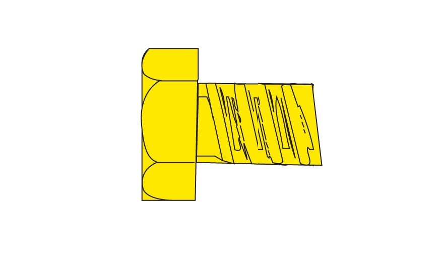 Woodland Scenics H873 Hex Head Screws 2-56 1/8 - 5pcs