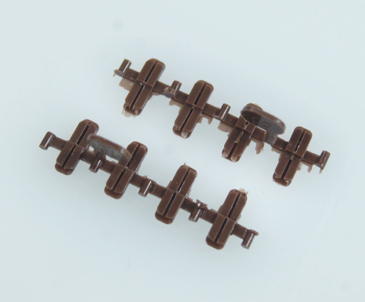 Micro Engineering 26 - 003 HO Scale Code 83 to Code 70 Plastic - Insulating Transition Rail Joiners - 4 Pair (8 pcs) - Oakville Model Trains Depot