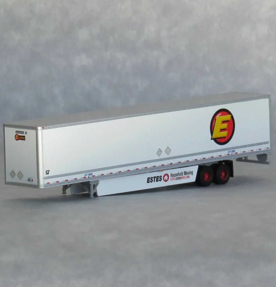 TrainWorx 45394 - 03 N Scale Estes Express Lines 53' Highway Trailer 526868 - Oakville Model Trains Depot