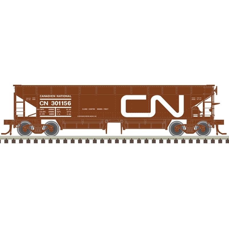 Atlas 20006800 HO Scale 70-Ton Hart Ballast Car Canadian National CN#301156