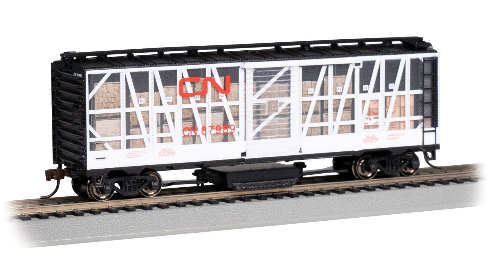 Bachmann 16323 Track Cleaning 40' Boxcar Canadian National #87989 Impact Car HO
