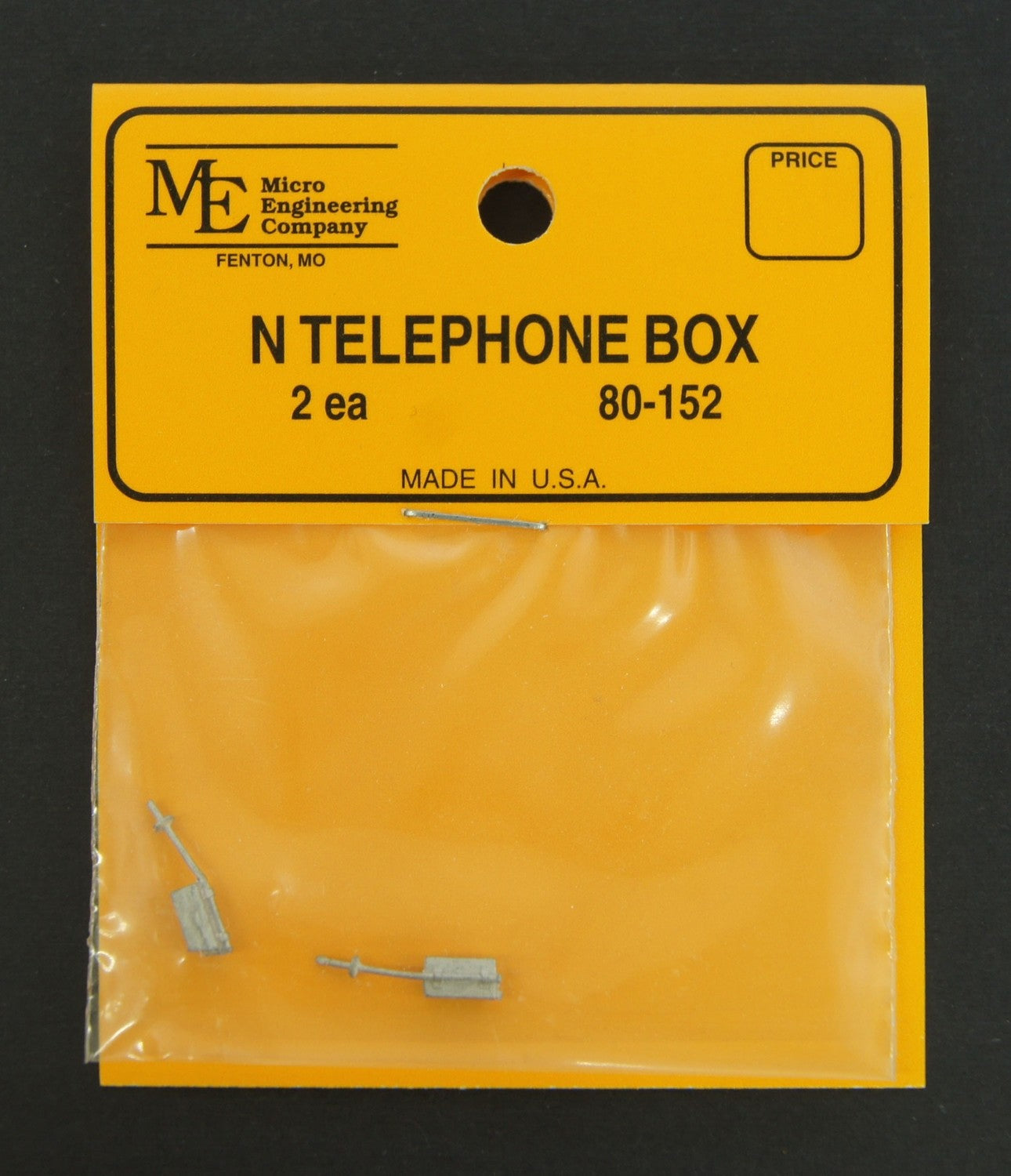 Micro Engineering 80-152 N Scale Telephone Box - 2pcs