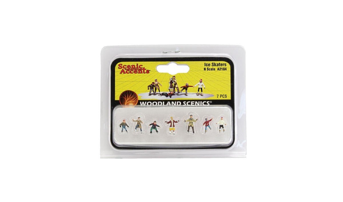 Woodland Scenics A2184 N Scale Ice Skaters - Oakville Model Trains Depot