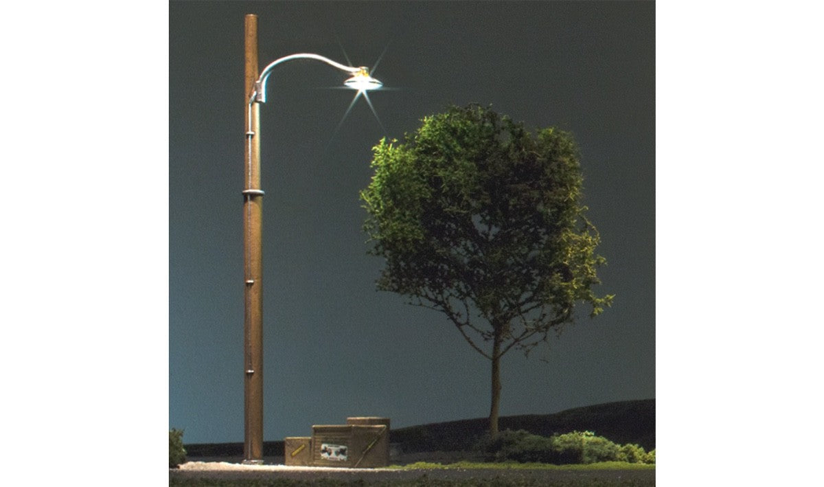 Woodland Scenics JP5646 O Scale Wooden Pole Street Lights