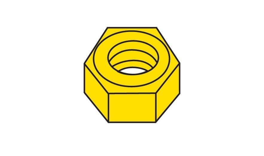 Woodland Scenics H882 Hex Nuts 0 - 80 - 5pcs - Oakville Model Trains Depot