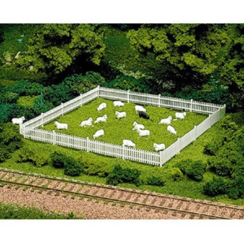 Atlas 779 HO Scale Sheep - 12 white & 1 black - New
