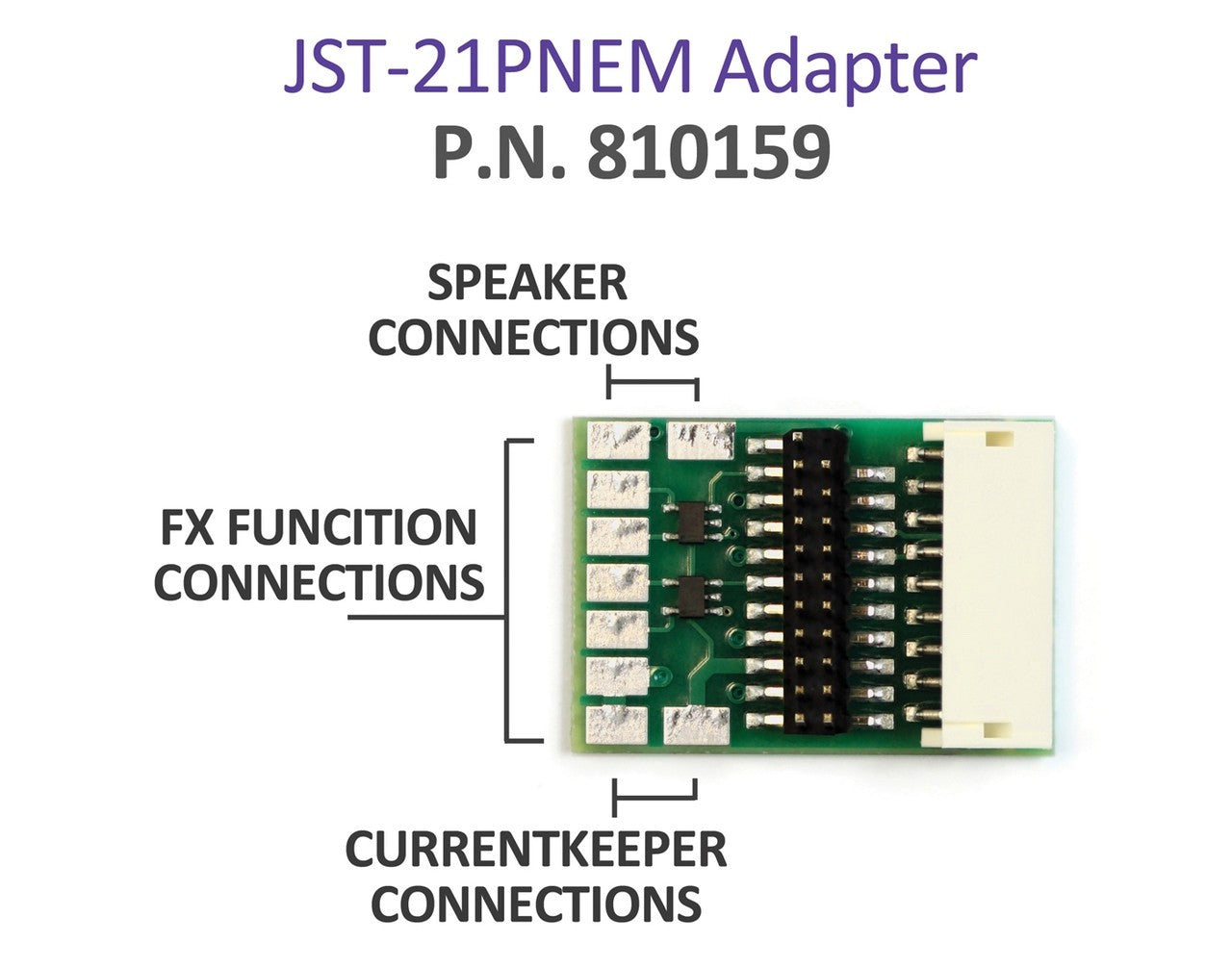 SoundTraxx 810159 JST-21PNEM Adapter