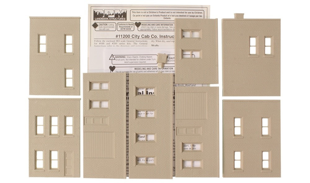 Woodland Scenics DPM 11200 HO Scale City Cab Co. Building Kit