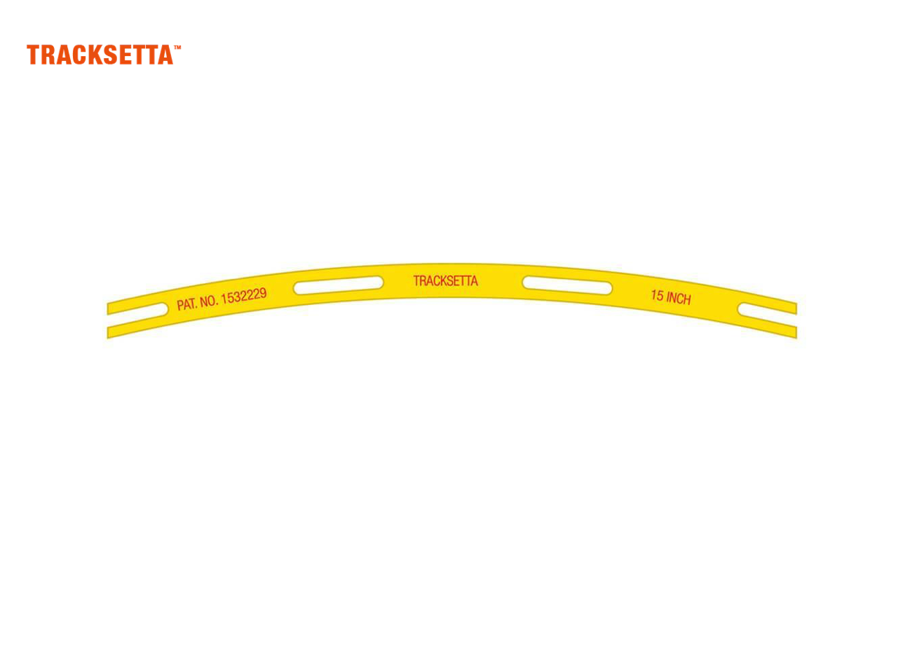 Peco Tracksetta NT15 N Scale Track Laying Template 15"/38.1cm Radius Curve - New