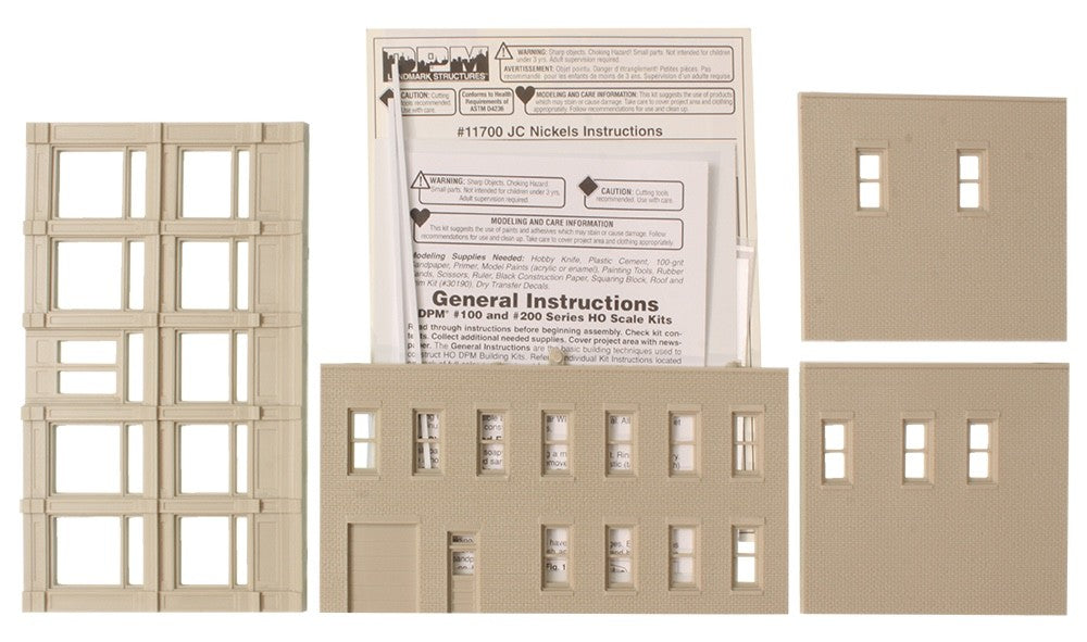 Woodland Scenics DPM 11700 HO Scale JC Nickels Building Kit