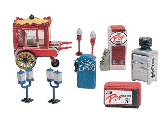 Woodland Scenics D230 HO Scale 8 Vending Machines Kit