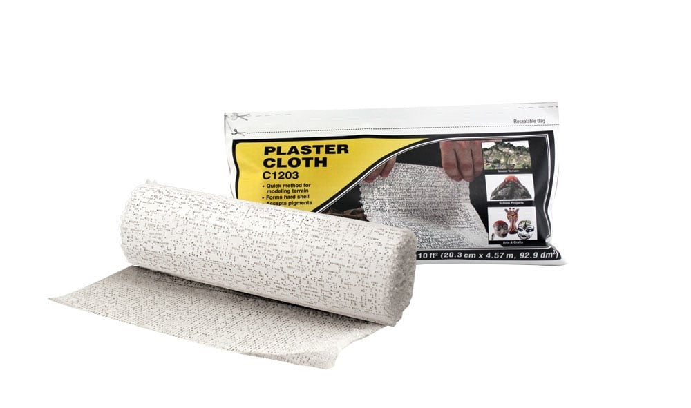 Woodland Scenics 1203 Plaster Cloth Standard Roll 8" Width - New
