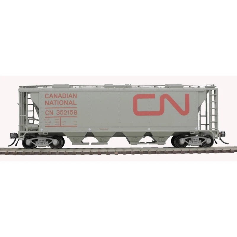 Atlas 20007158 HO Scale Slab Side Covered Hopper Canadian National CN #352158