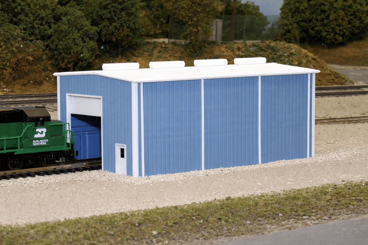 Pikestuff 8002 N Scale Small Enginehouse Kit (Single - Stall) - Oakville Model Trains Depot