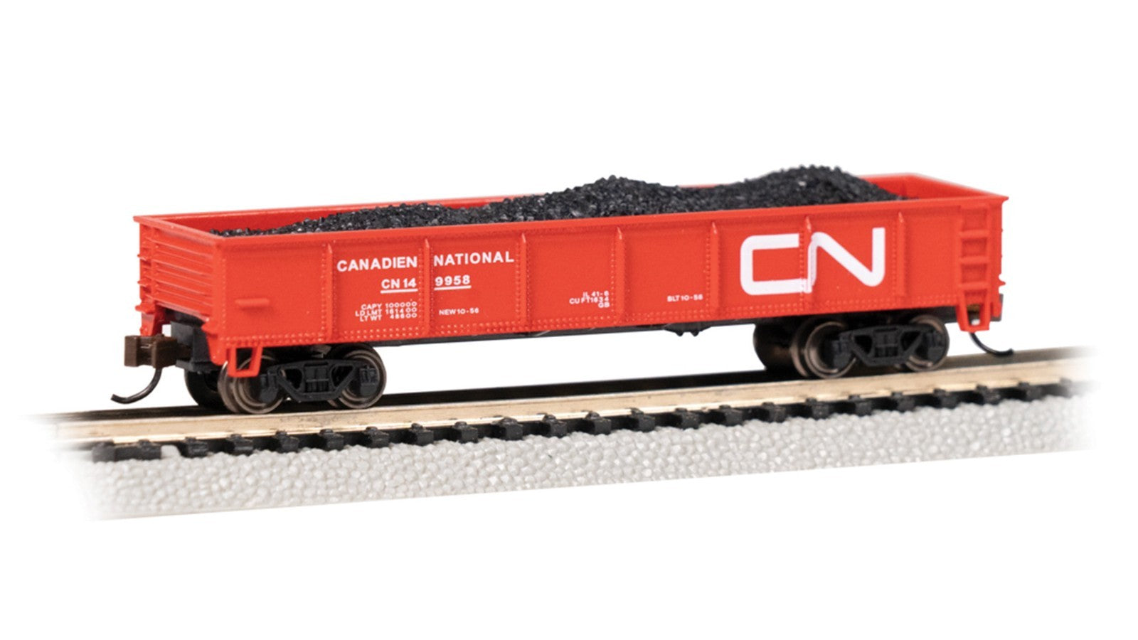 Bachmann 17257 N Scale 40' Gondola - Canadian National #149930