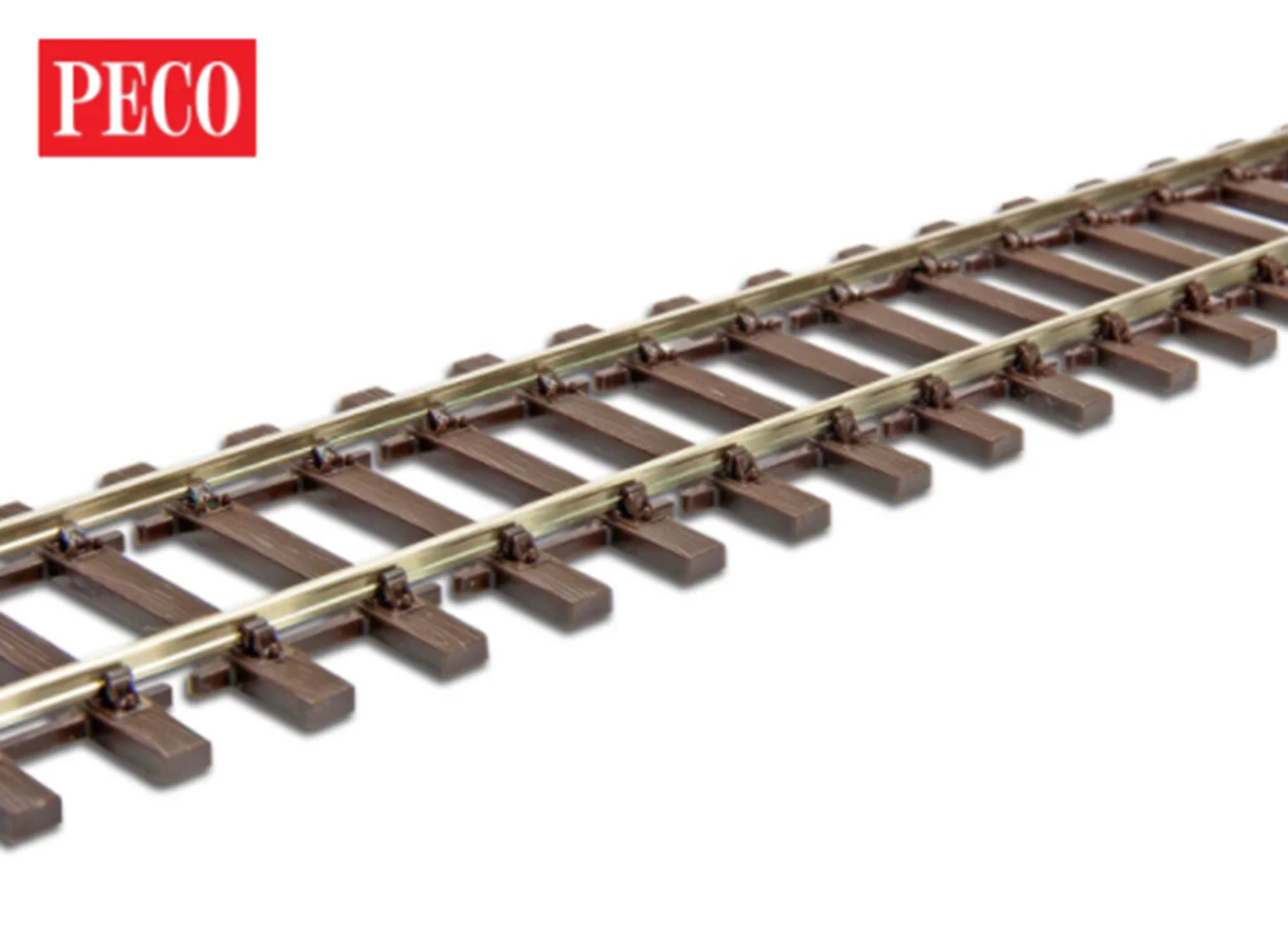 Peco SL-108F HO/OO Scale Code 75 Streamline Bullhead Track 36" 25pcs - New
