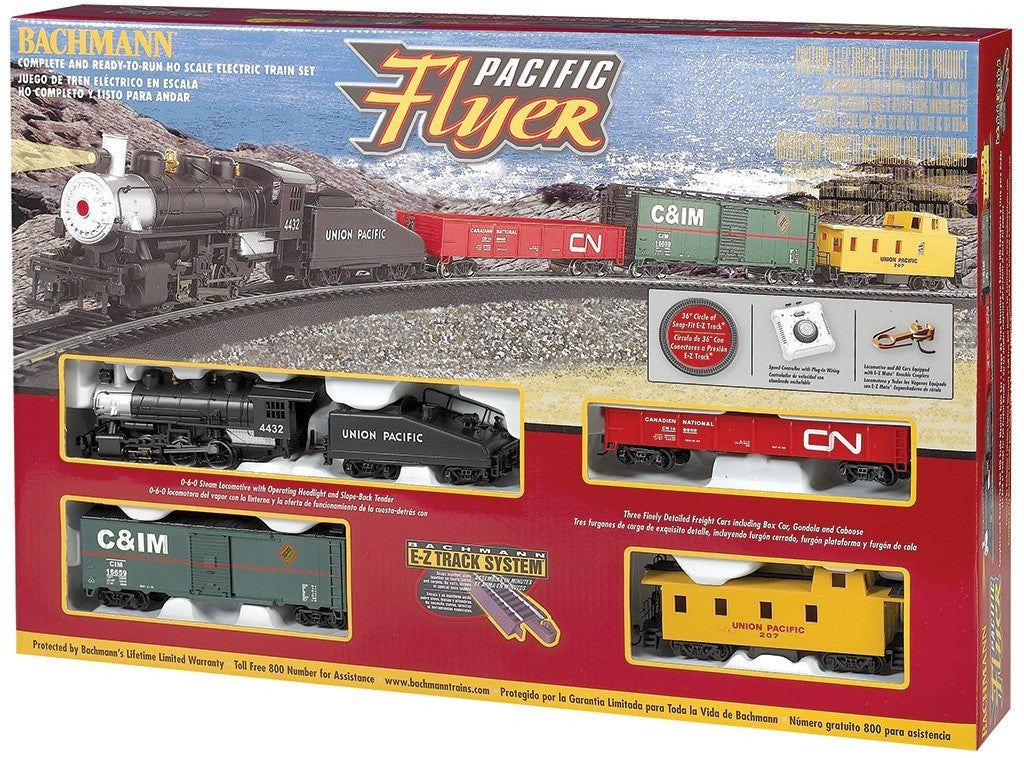 Bachmann Pacific Flyer Starter Electric Train Set HO Scale 00692