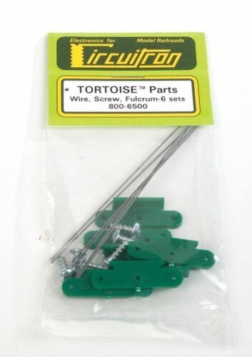Circuitron 6500 Tortoise Replacement Parts Spring Wire/Screws/Fulcrum - 6 sets