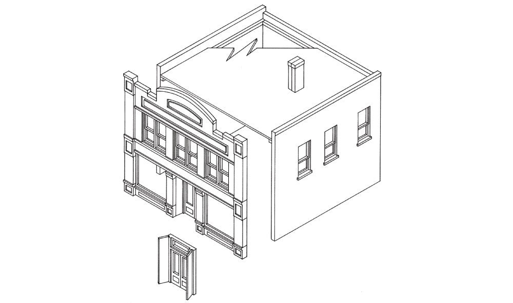 Woodland Scenics DPM 11600 HO Scale Carr's Parts Building Kit
