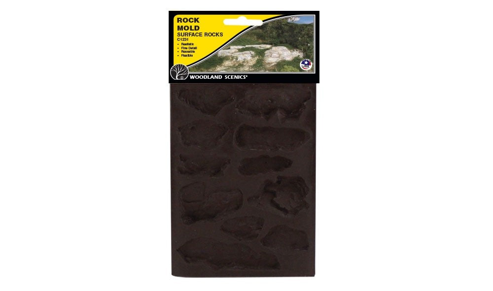 Woodland Scenics 1231 Surface Rocks Mold - New