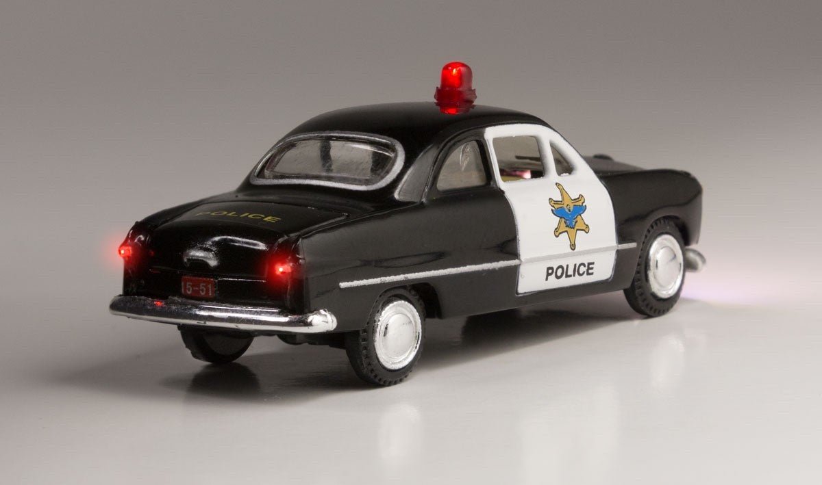 Woodland Scenics JP5593 HO Scale Police Car - Oakville Model Trains Depot