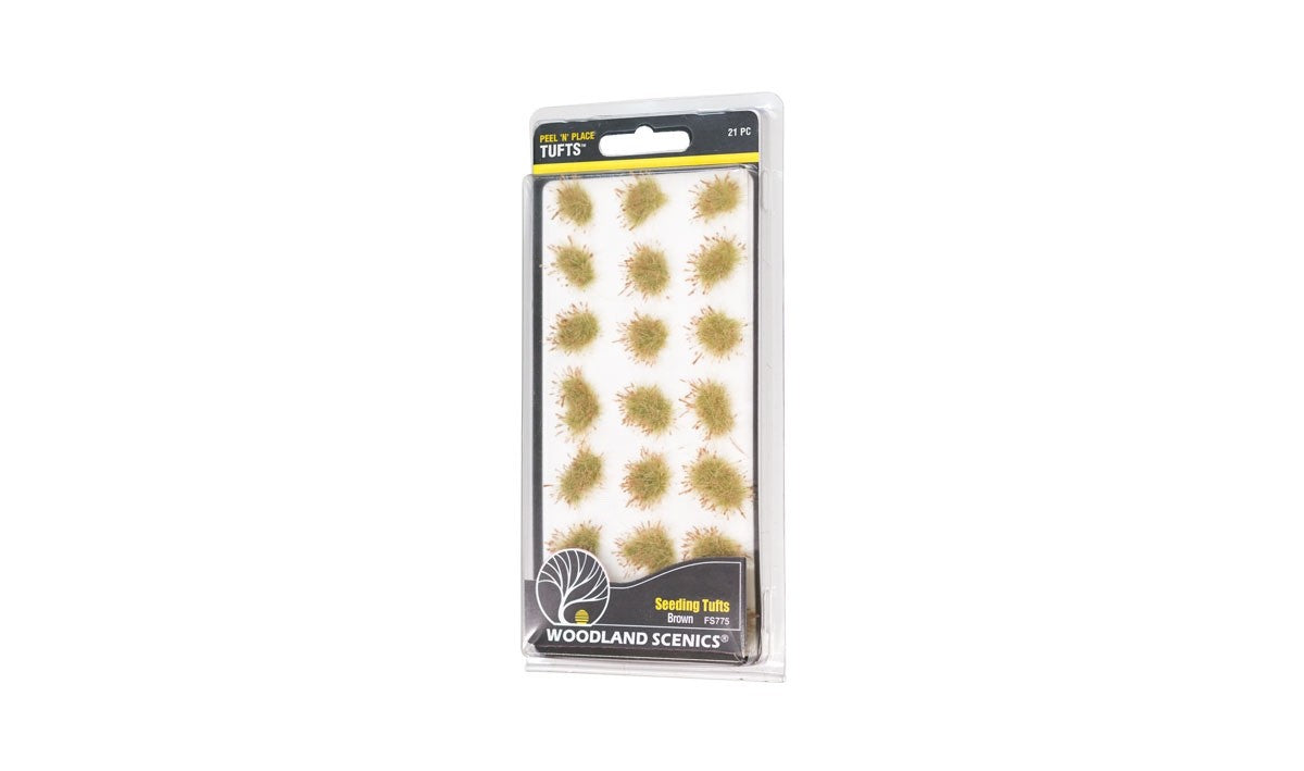 Woodland Scenics FS775 Brown Seeding Tufts - 21pcs