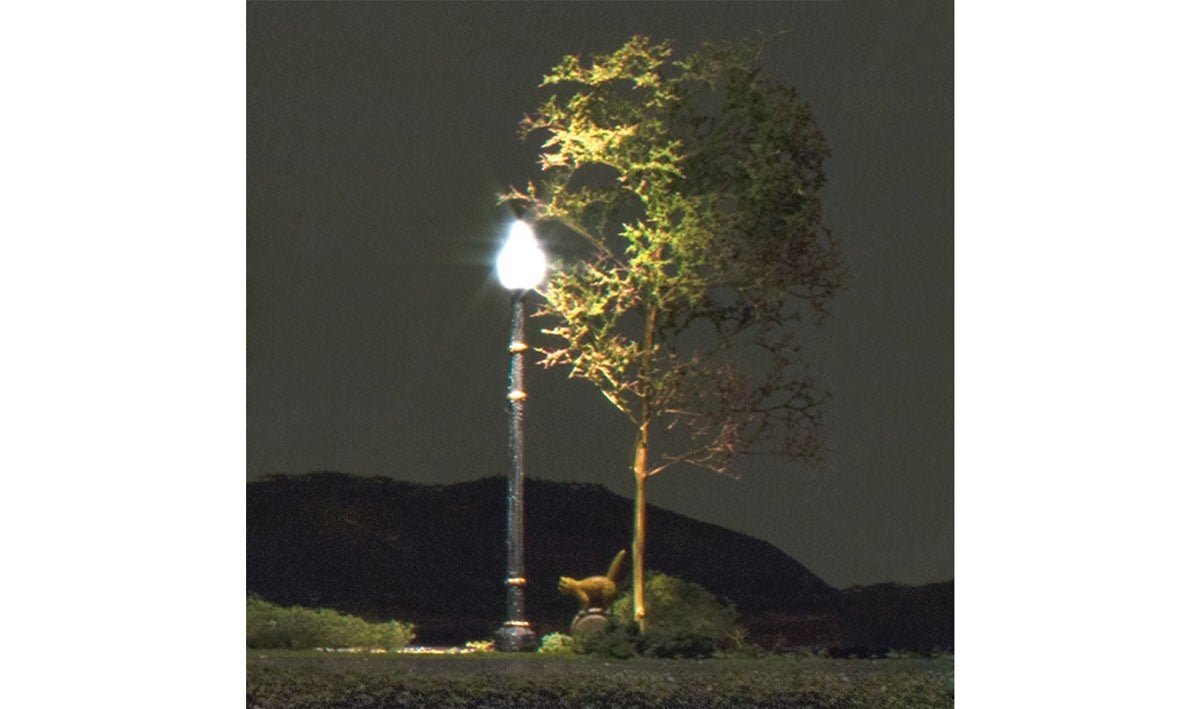 Woodland Scenics JP5633 HO Scale Lamp Post Street Lights - 3pcs - Oakville Model Trains Depot