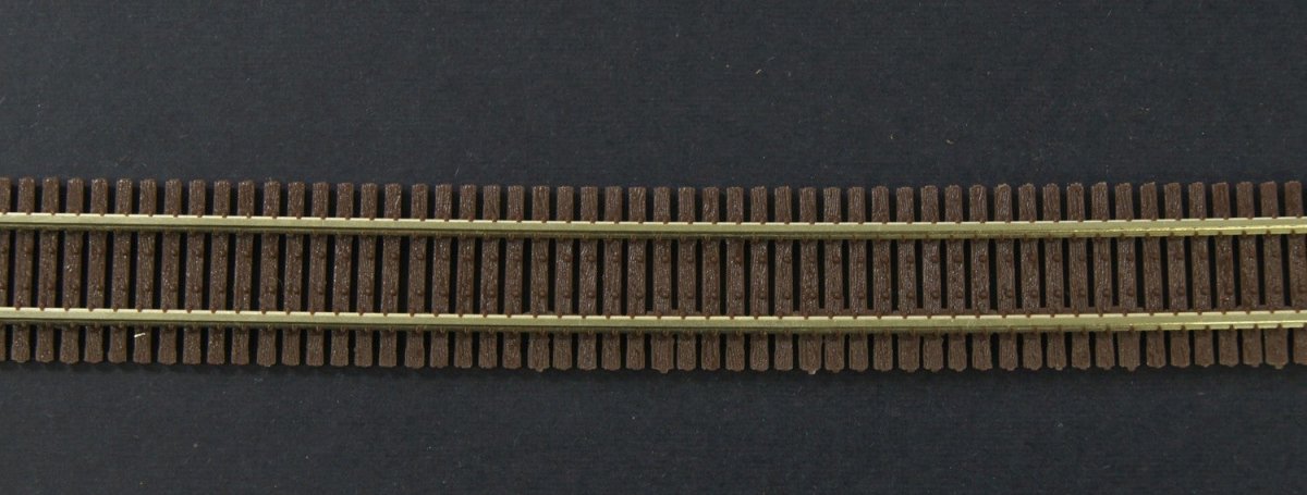 Micro Engineering 11 - 110 N Scale Code 70 Bridge Flex Track with Wide Ties & Guard Rails - 36" / 914mm - Oakville Model Trains Depot